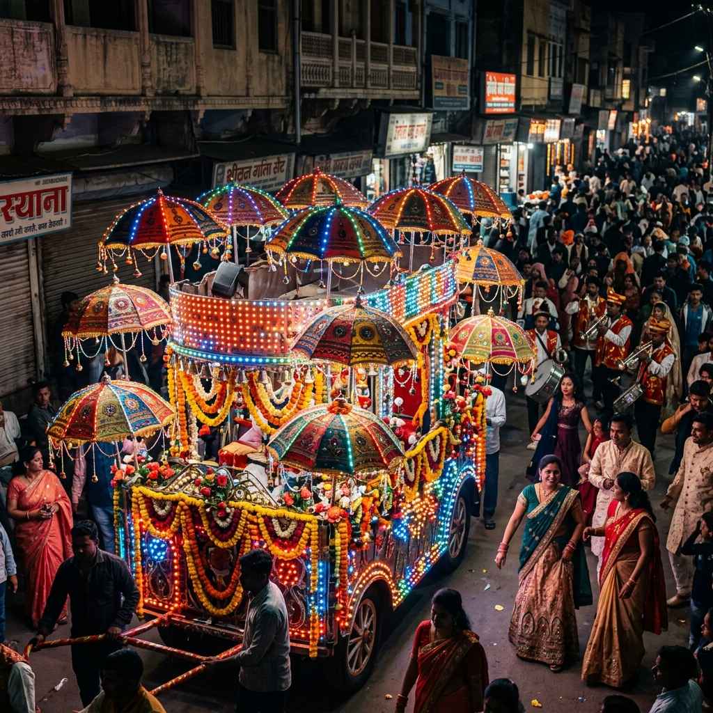 Brighten the Procession with Trolley Lights