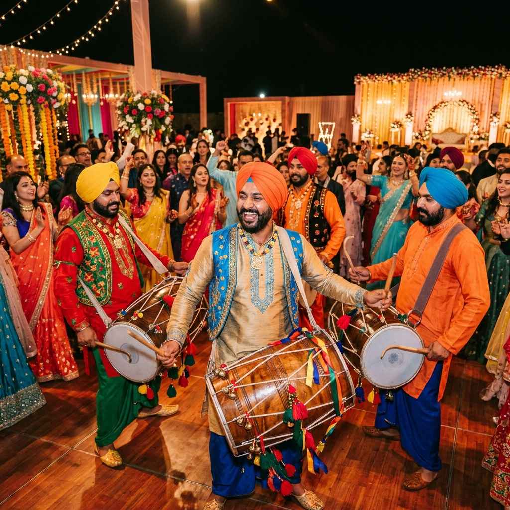 Unleash the Energy with Professional Punjabi Dhol